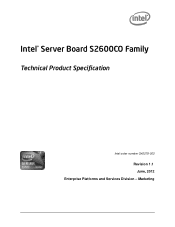 Intel S2600CO Technical Product Specification