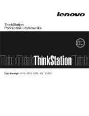 Lenovo ThinkStation E20 (Polish) User Guide