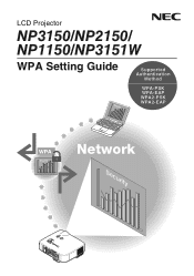 NEC NP1150 NP1150/2150/3150/3151W WPA guide