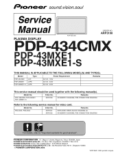 Pioneer 434CMX Service Manual