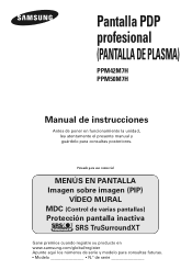 Samsung PPM50M7HB User Manual (SPANISH)