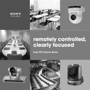 Sony EVIHD7V Product Brochure (Sony PTZ Camera Full Line brochure)
