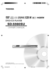Toshiba SD-5980SU Owners Manual