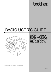 Brother International DCP-7065DN Users Manual - English