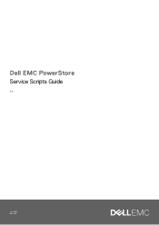 Dell PowerStore 1000T EMC PowerStore Service Scripts Guide