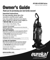 Eureka AirSpeed Gold AS1001A Owner's Guide