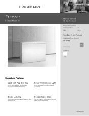 Frigidaire FFN15M5HW Product Specifications Sheet (English)