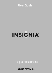 Insignia NS-DPF7WM-09 User Manual (English)