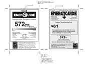 LG LFX29927ST Additional Link - Energy Guide