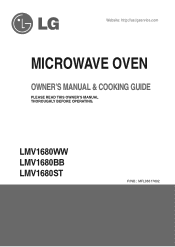 LG LMV1680BB Owner's Manual (English)