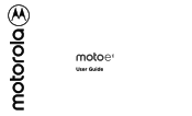 Motorola moto e6 User Guide