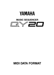 Yamaha QY20 Midi Data Format