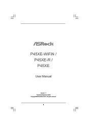 ASRock P45XE-R User Manual