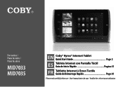Coby MID7033 User Manual