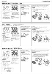 Kenwood KCA-RC700A User Manual