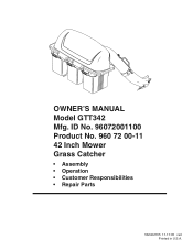 Poulan GTT342 User Manual