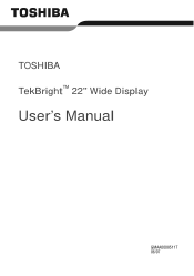 Toshiba PA3553U-1LC2 User Manual