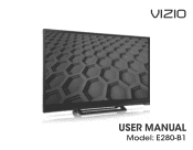 Vizio E280-B1 User Manual (English)