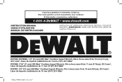 Dewalt DCF897P2 Instruction Manual
