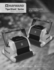 Hayward TigerShark Robotic Pool Cleaner LITTGR19 TigerShark Series Sell Sheet final LR