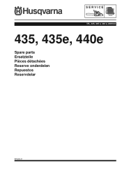 Husqvarna 440 e-series Parts List