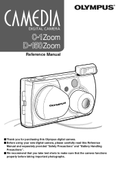 Olympus D150 D-150/C-1 Zoom Reference Manual (2.7MB)