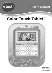 Vtech Brilliant Creations Color Touch Tablet User Manual