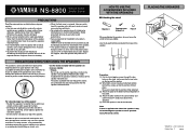 Yamaha NS-8800 Owner's Manual