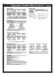 Casio F91W-1 Operation Guide
