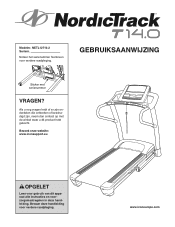 NordicTrack T 14.0 Treadmill Dutch Manual