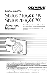 Olympus 225760 Stylus 700 Advanced Manual (English)