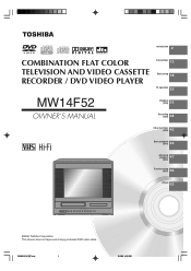 Toshiba MW14F52 User Manual