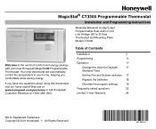 Honeywell CT3300 Owner's Manual