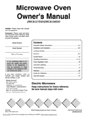 LG JMC8127DDW Owners Manual
