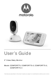 Motorola COMFORT75-2 User Guide