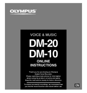 Olympus DM-20 DM-20 Online Instructions (English)