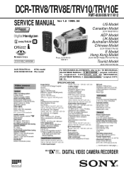 Sony DCR-TRV10 Service Manual