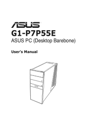 Asus G1-P7P55E User Manual