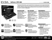 EVGA GeForce GTX 580 PDF Spec Sheet