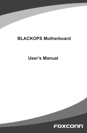 Foxconn BLACKOPS English Manual.