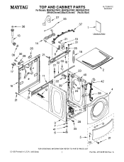 Maytag MHWZ600TK Parts Diagram