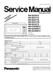 Panasonic NNSD297S Service Manual