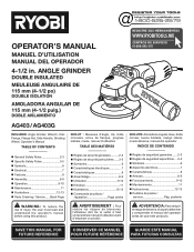 Ryobi P430G User Manual