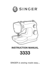 Singer 3333 FASHION MATE Instruction Manual and Troubleshooting Guide