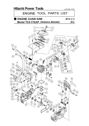 Tanaka TCS51EAP Parts List