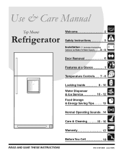 Frigidaire GLHT188WHB Use and Care Manual