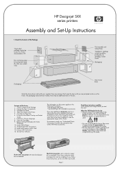 HP Designjet 510 HP Designjet 510 Printer series - Setup Guide: English (US)