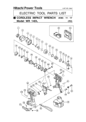 Hitachi Wrench3.0 Parts List
