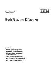 Lenovo ThinkCentre M50e (Turkish) Quick reference guide