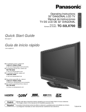 Panasonic TC-32LX70 32' Lcd Tv